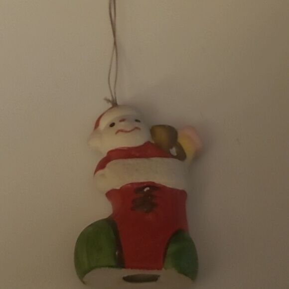 Santa in Stocking Ornament - Picture 1 of 4